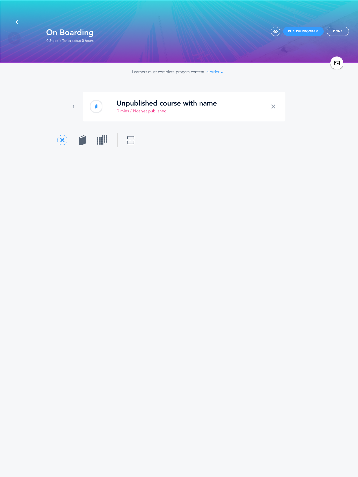 Bridge — program authoring editor